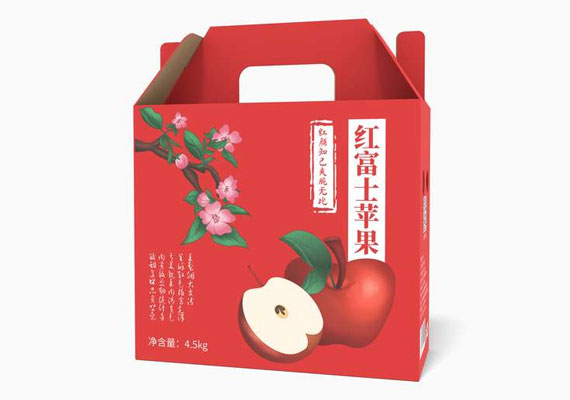 红富士苹果扣底手提箱