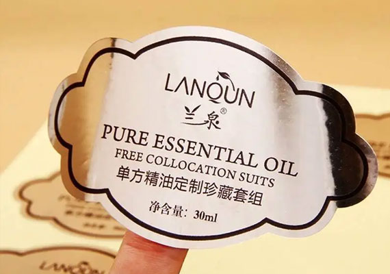 银涤纶不干胶标签